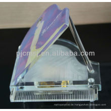 Exquisite Glas Piano Crystal Music Box